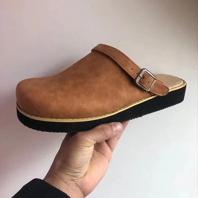 Arthur | Stylish Men’s Leather Slipper Clogs