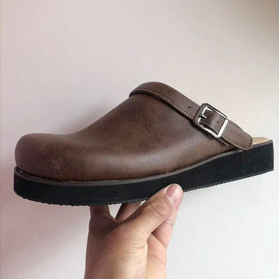 Arthur | Stylish Men’s Leather Slipper Clogs