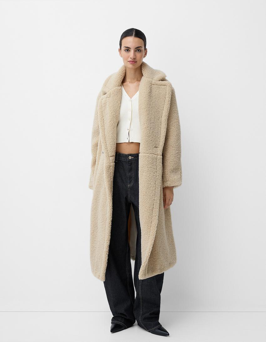 Audrey | Women’s Elegant Faux Fur Long Coat