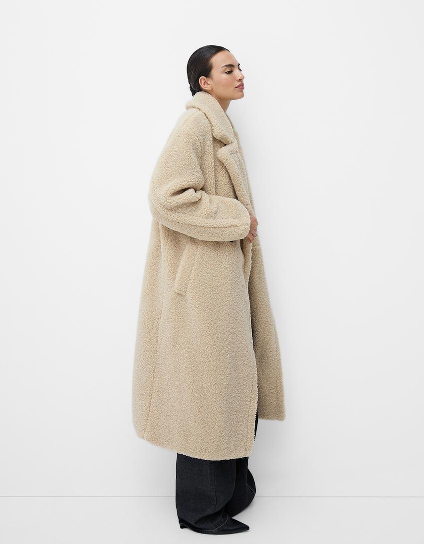 Audrey | Women’s Elegant Faux Fur Long Coat