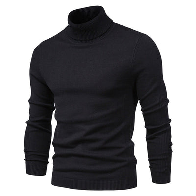 Andrew | Warm Knitted High Neck Sweater For Men