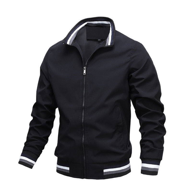 Brian | Casual Zipper Lightweight Bomber Jacket For Men