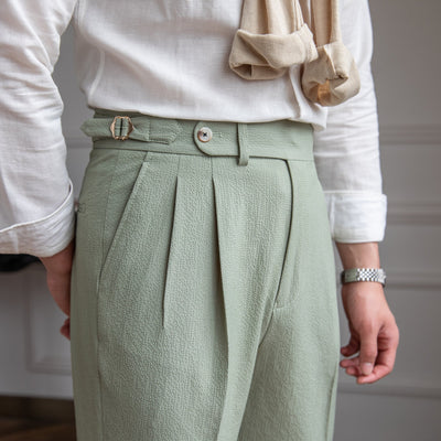 Connor | Men's Tailored Pleated Trousers