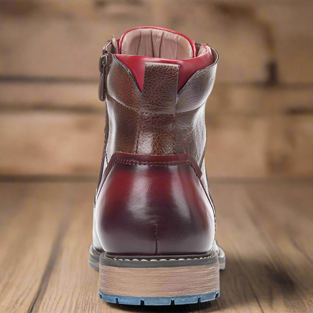 Nate | Men Fashion Zipper Design Ankle Boots