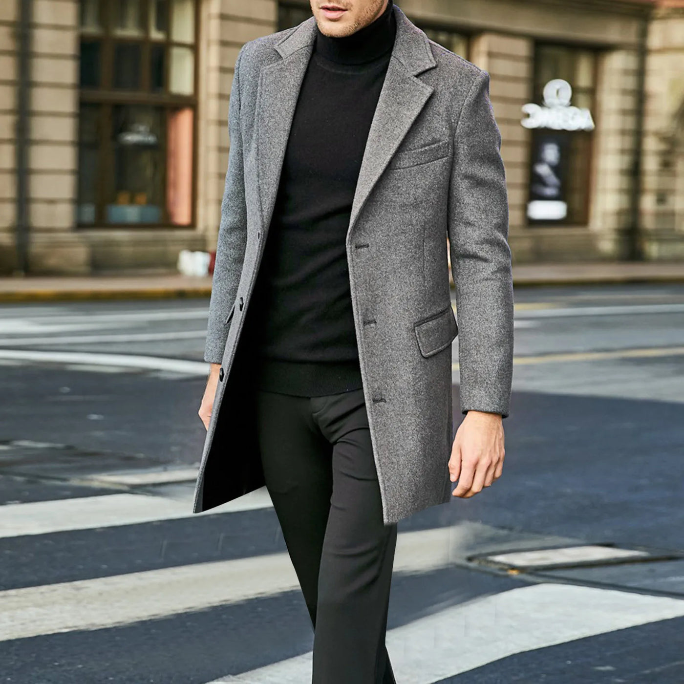 Oliver | Men’s Elegant Office Style Winter Coat