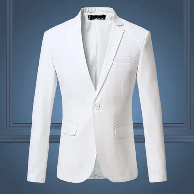 Andrew | Men’s Classic One Button Tailored Suit Blazer