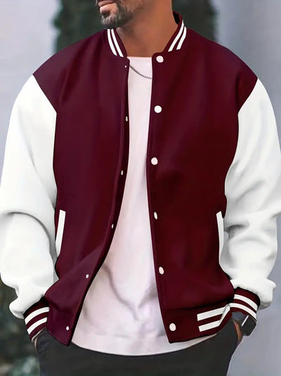 Timothy | Men’s Retro Letterman Style Varsity Jacket