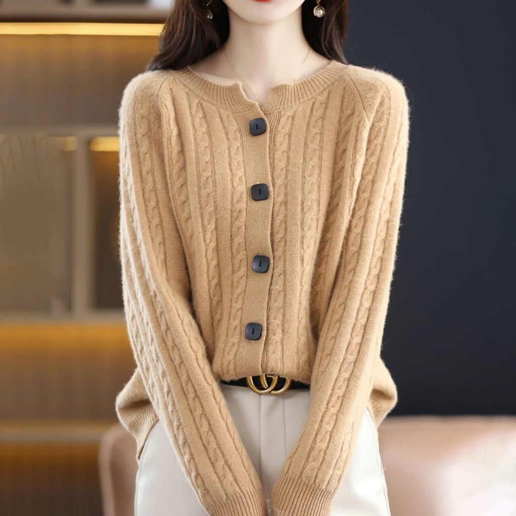 Lily | Women’s Cozy Button-Up Relaxed Fit Winter Cardigan
