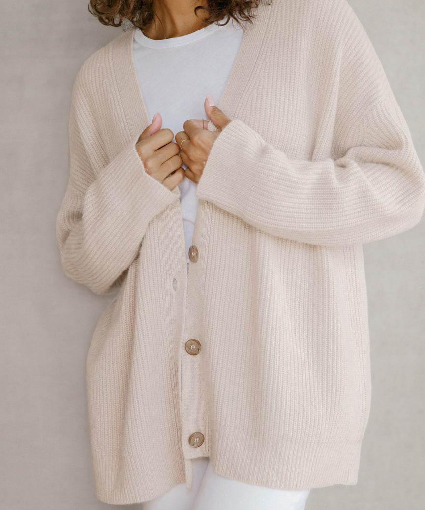 Evelyn | Women’s Winter Knit Casual Button Up  Cardigan