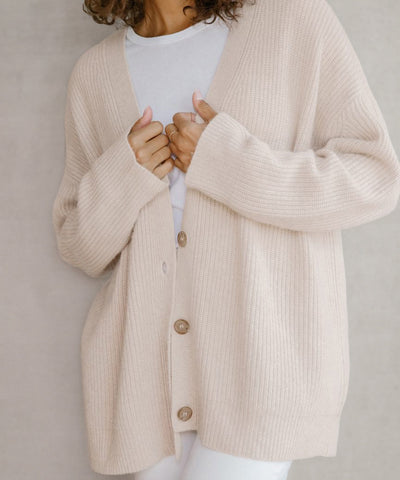 Evelyn | Women’s Winter Knit Casual Button Up  Cardigan