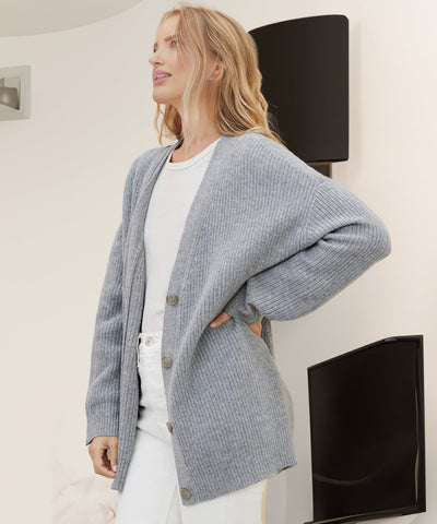 Evelyn | Women’s Winter Knit Casual Button Up  Cardigan