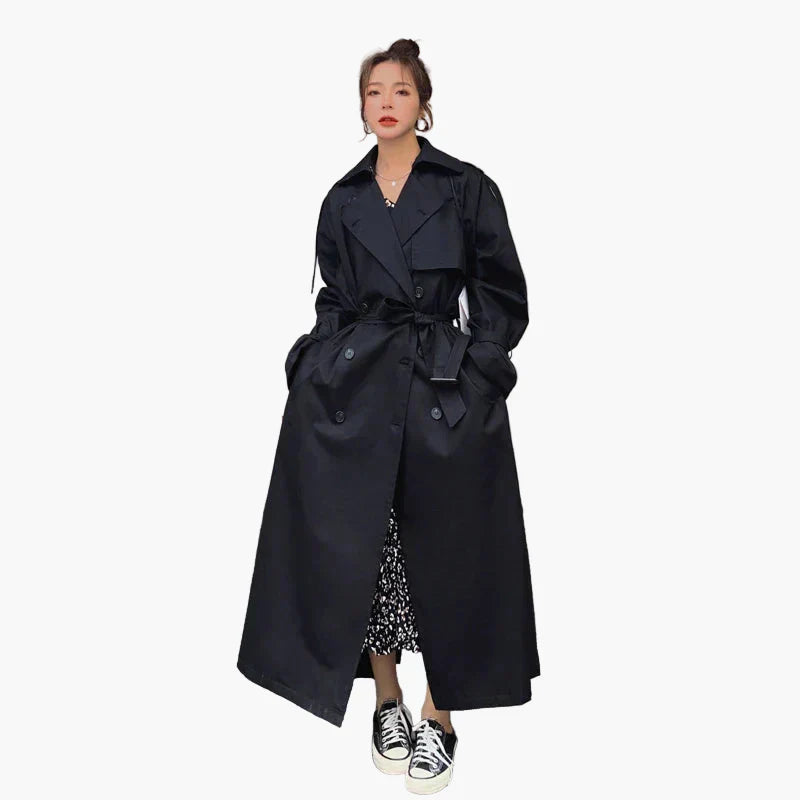 Daisy | Women’s Chic Long Loose-Fit Trench Coat