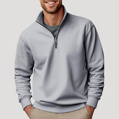 Henry | Men’s Casual Quarter Zip Collar Sweatshirt
