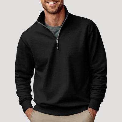 Henry | Men’s Casual Quarter Zip Collar Sweatshirt
