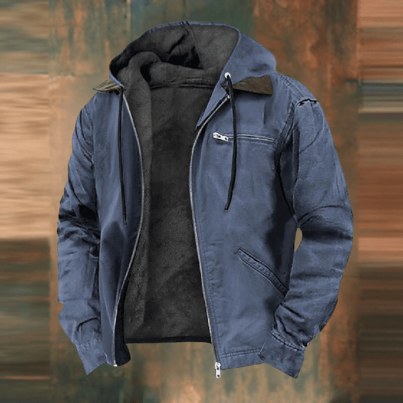 Nathan | Men’s Casual Zip-Up Hooded Jacket