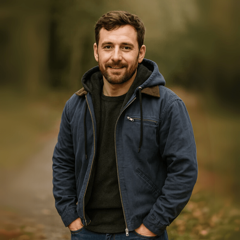 Nathan | Men’s Casual Zip-Up Hooded Jacket