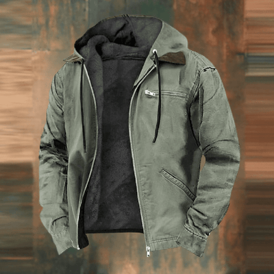 Nathan | Men’s Casual Zip-Up Hooded Jacket