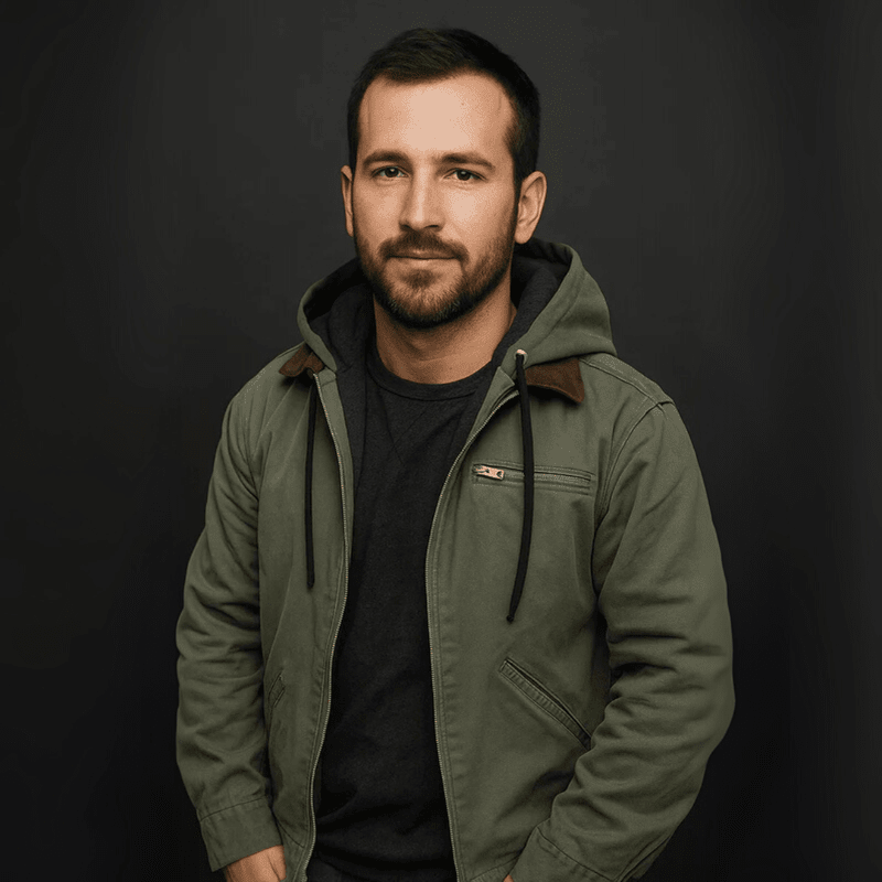 Nathan | Men’s Casual Zip-Up Hooded Jacket