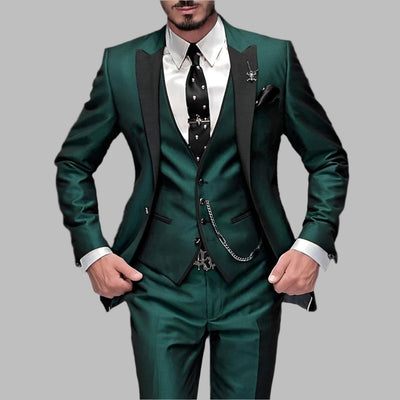 Donald | Men Luxury Three Piece Wedding Suit Set