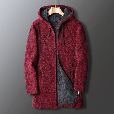 John | Men's Trendy Full-Length Hooded Coat
