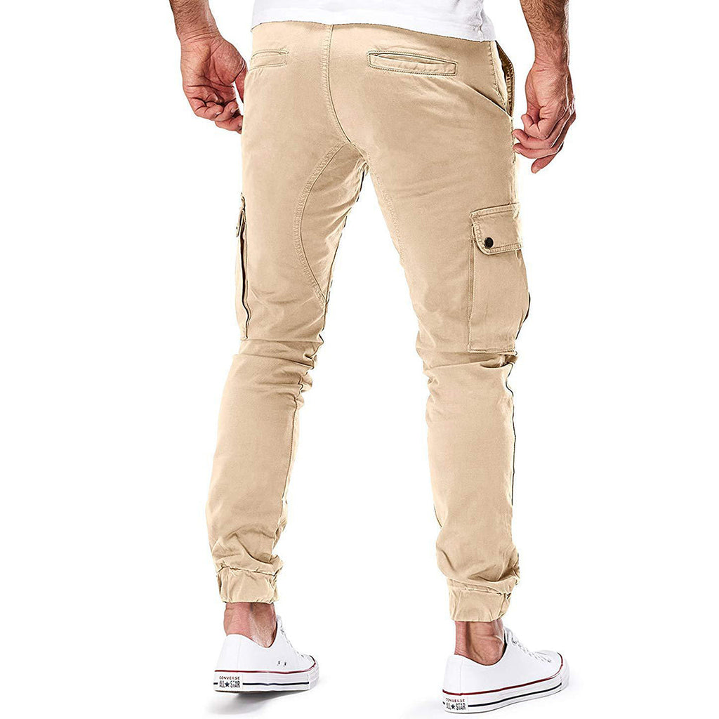 Adrian | Men’s Casual Cargo Trousers with Pockets