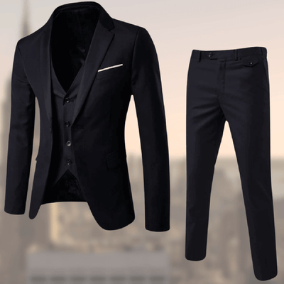 Eric | Men Three Piece Classic Formal Suit Set