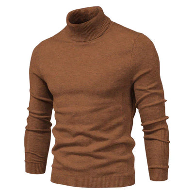 Andrew | Warm Knitted High Neck Sweater For Men