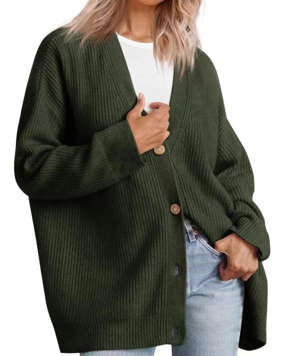 Hannah | Women’s Winter Button Up Casual Knit Cardigan