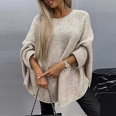 Ashley | Women’s Winter Loose-Fit Knitted Sweater