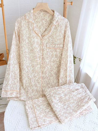 Hazel | Women’s Long Sleeve Floral Pajama Set