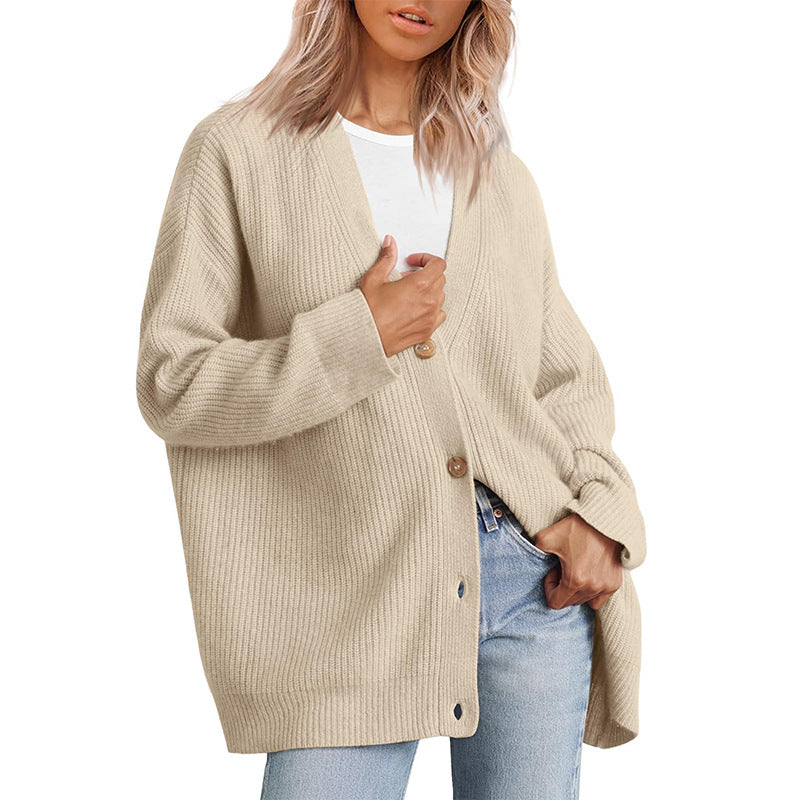 Hannah | Women’s Winter Button Up Casual Knit Cardigan