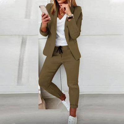 Florence | Versatile Blazer and Jogger Pants Outfit for Women