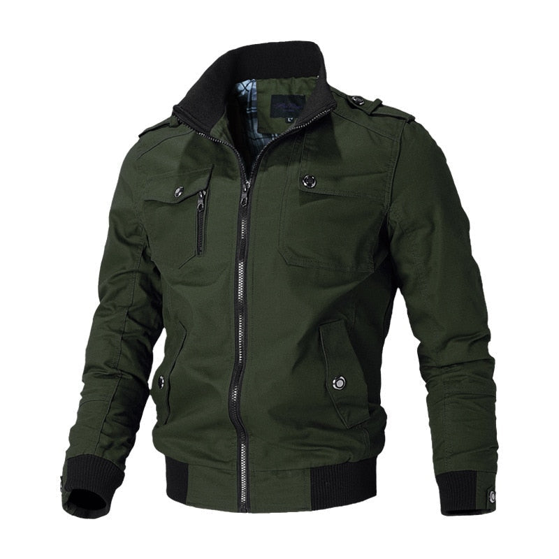 Aiden | Men's Zip-Up Tactical Casual Jacket