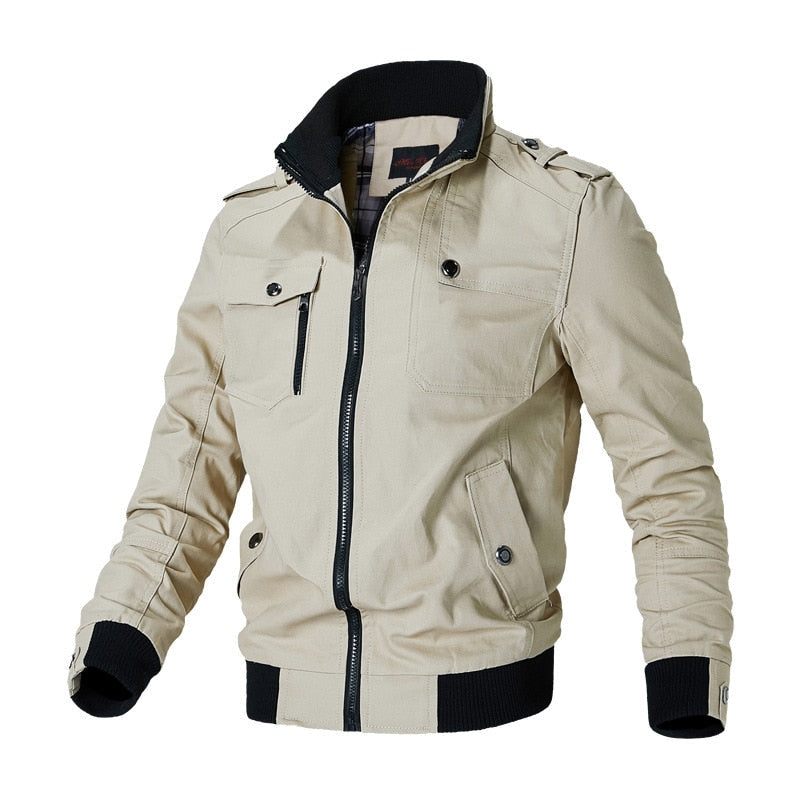 Aiden | Men's Zip-Up Tactical Casual Jacket