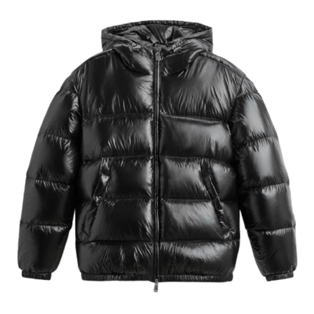 Derek | Men’s Shiny Hooded Quilted Jacket