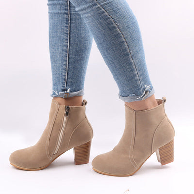 Lily | Women’s Casual High Heel Ankle Boots
