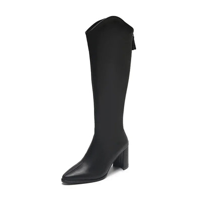 Claire | Women's Knee-High Heeled Boots