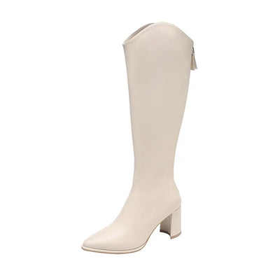 Claire | Women's Knee-High Heeled Boots
