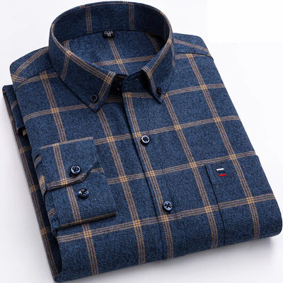 Jeffrey | Men's Checkered Button-Down Shirt