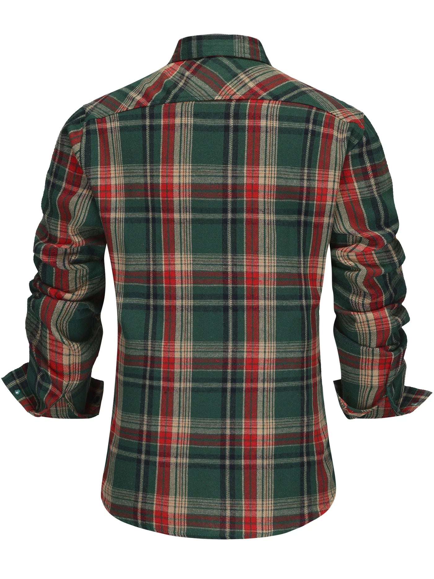 Evan | Men's Winter Plaid Button-Up Shirt