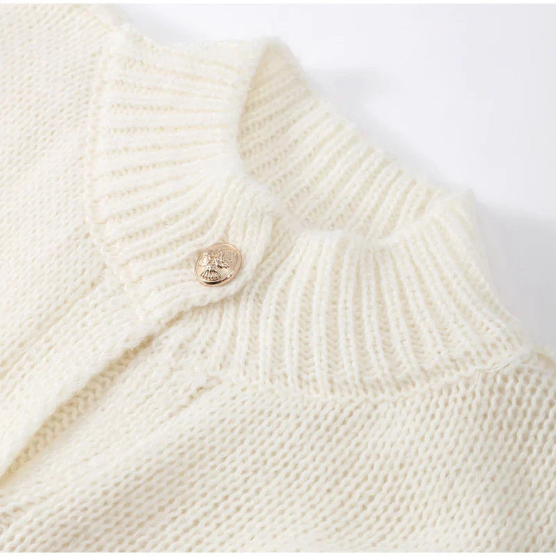 Harper | Women’s Winter Relaxed Fit Knit Button Cardigan