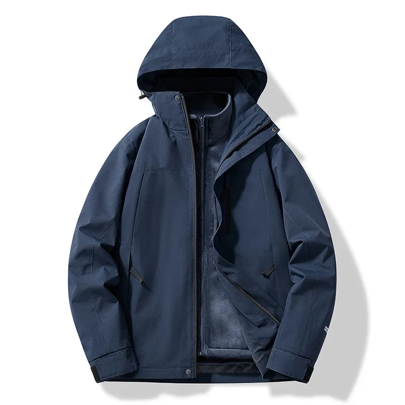 Adam | Men’s Winter Hooded Ski Zip Up Jacket