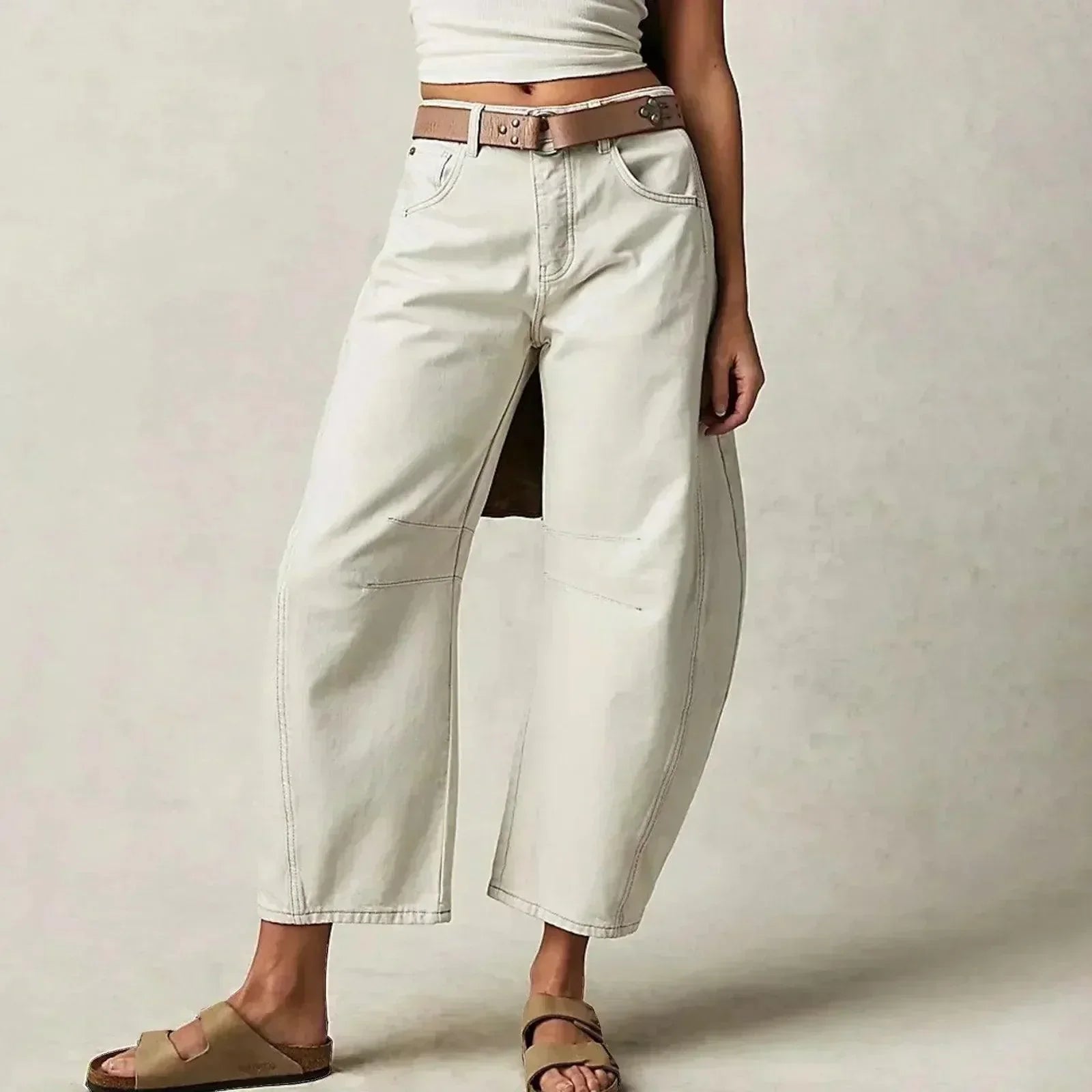 Emily | Women’s Relaxed Fit High Waist Pants