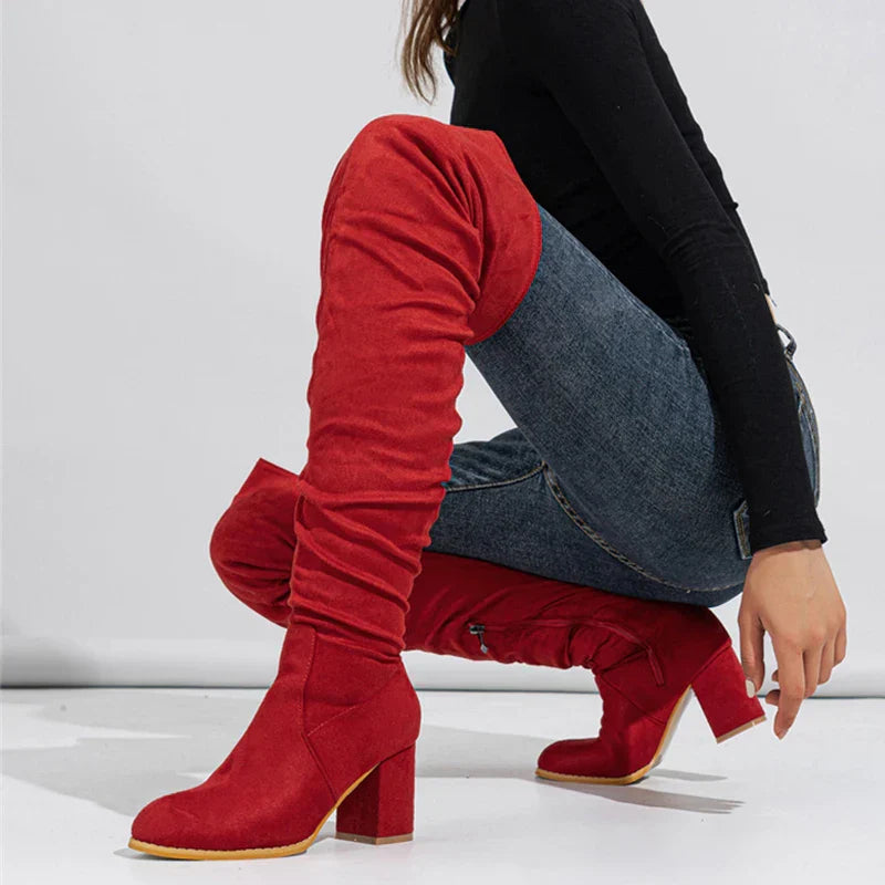 Kayla | Stylish Over-the-Knee Women's Heeled Boots