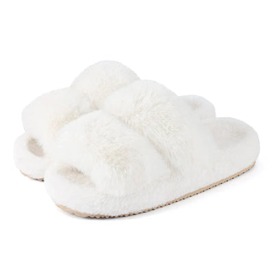Daisy | Women’s Cozy Faux Fur Slide Slippers