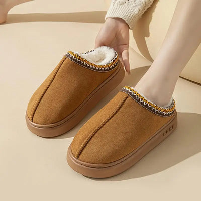 Caroline | Women’s Plush Fur Slip-On Slippers