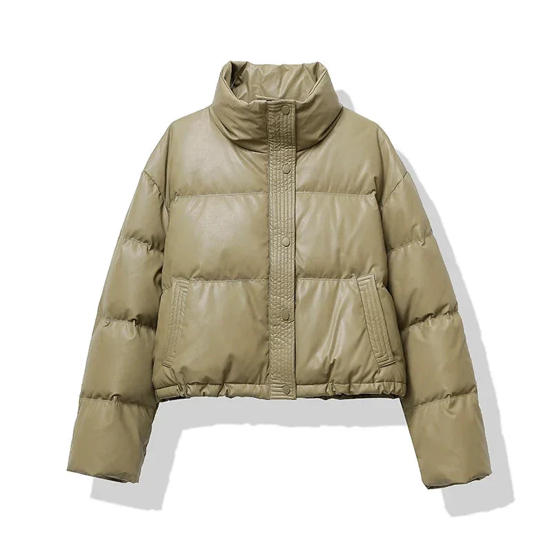 Julia | Cropped Women's Puffer Jacket