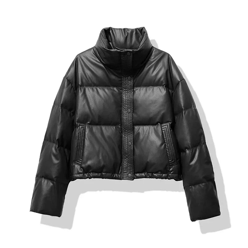Julia | Cropped Women's Puffer Jacket