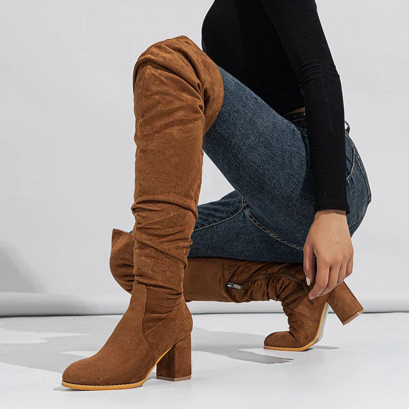 Kayla | Stylish Over-the-Knee Women's Heeled Boots