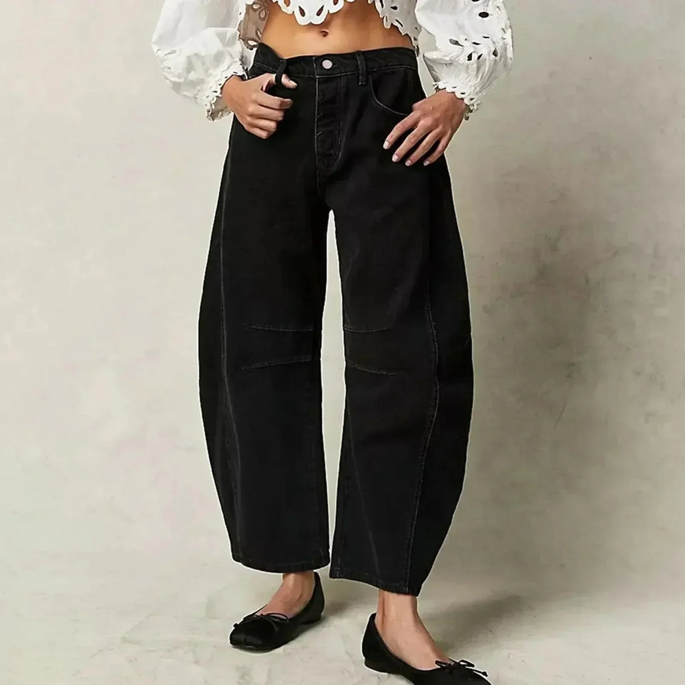 Emily | Women’s Relaxed Fit High Waist Pants